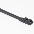 Стяжка кабельна (хомут) пластикова посилена 9х510 чорна (100 шт) TAKEL