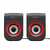 Стерео колонки HAVIT SK599 USB 6W Black/Red