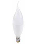 Лампа LB-737 CF37 230V 6W 520Lm  E14 4000K свічка на вітрі FERON
