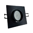 Світильник BIOM SP-04S-B-AL врізний для лампи MR16 квадратний чорний
