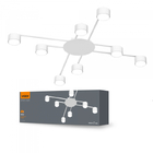 Світильник VIDEX під лампу 8xGX53 накладний Білий VL-SPF22B-W