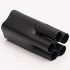 Термоусаджувальна перчатка ТУП-5 з клеєм 150-240 мм?, чорний TAKEL