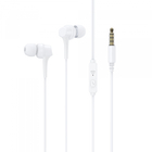 Вакуумні навушники з мікрофоном HAVIT HV-E330P White