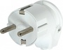 Вилка бытовая e.plug.angle.007.16,з з/к, 16А угловая белая