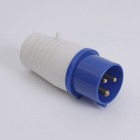 Вилка переносна 7013 16А 220В 2Р+Е IP44 LEE