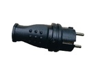 Вилка пряма з/к RUBBER IP44 TNSy