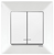 Вимикач прих. 2 з підсв. білий Meridian Vi-Ko (шт.)