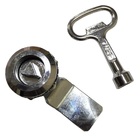 Замок ЗМ-20-22/45к з ключем, металевий (тригранний) TNSy