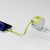Зарядний пристрій HAVIT UC251 GaN 35W USB-A+USB-C +Кабель USB-C Gray/Green