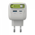 Зарядний пристрій HAVIT UC253 GaN 65W USB-A+USB-C +Кабель USB-C Gray/Green