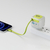 Зарядний пристрій HAVIT UC253 GaN 65W USB-A+USB-C +Кабель USB-C Gray/Green