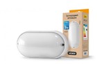 LED світильник (ЖКГ) овальний VIDEX 9W 5000K 220V білий
